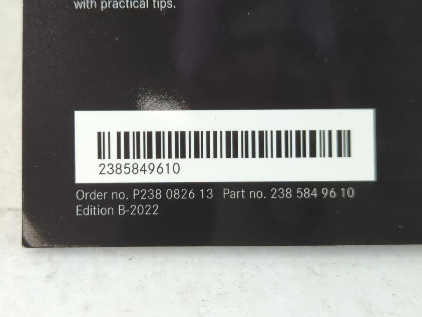 2006 Mercedes-Benz E350 Owners Manual Book Guide P/N:238 584 96 10 OEM Used Auto Parts - Oemusedautoparts1.com