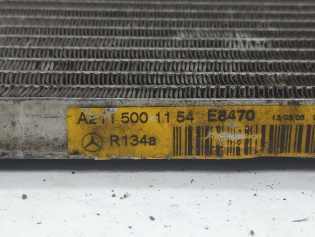 Mercedes-benz E500 Engine Cooling Radiator Condenser Black - Oemusedautoparts1.com