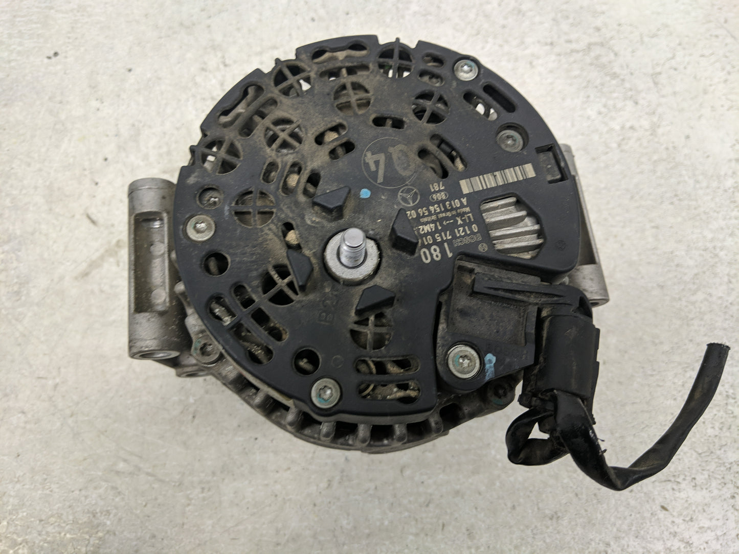 2006 Mercedes-Benz Ml250 Alternator Replacement Generator Charging Assembly Engine OEM P/N:A 014 154 04 02 A 272 154 0102 Fi