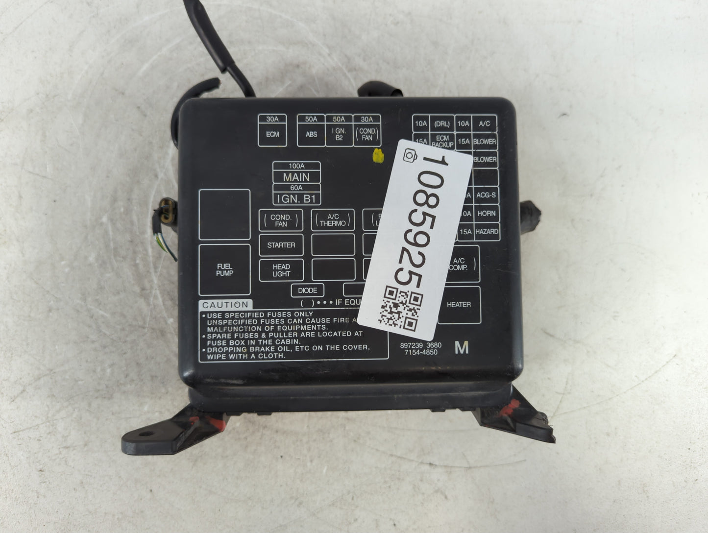 2006-2009 Mercedes-Benz Ml350 Fusebox Fuse Box Panel Relay Module P/N:897239 3680 Fits Fits 2006 2007 2008 2009 OEM Used Aut