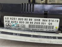 2006-2008 Mercedes-Benz Ml350 Climate Control Module Temperature AC/Heater Replacement P/N:A2518208089 A2518203889 Fits OEM 