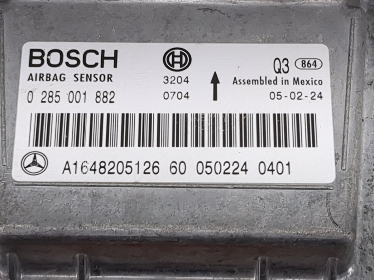 2006 Mercedes-benz Ml500 Safety Restraint Srs Airbag Control Module - Oemusedautoparts1.com