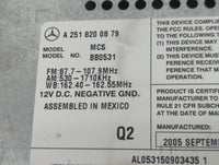 2006-2007 Mercedes-Benz R350 Radio AM FM Cd Player Receiver Replacement P/N:A 251 820 08 79 A 251 820 17 79 Fits Fits 2006 2