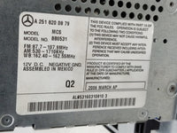 2006-2007 Mercedes-Benz R350 Radio AM FM Cd Player Receiver Replacement P/N:A2518200879 Fits Fits 2006 2007 OEM Used Auto Pa