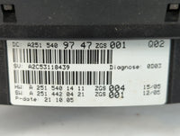 2006-2007 Mercedes-Benz R500 Instrument Cluster Speedometer Gauges P/N:A251 540 97 47 Fits Fits 2006 2007 OEM Used Auto Part