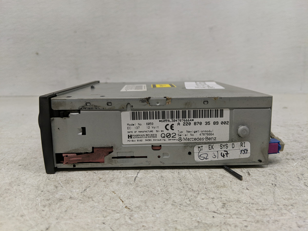 Mercedes-benz S550 Information Radio Display Screen 1293057 - Oemusedautoparts1.com
