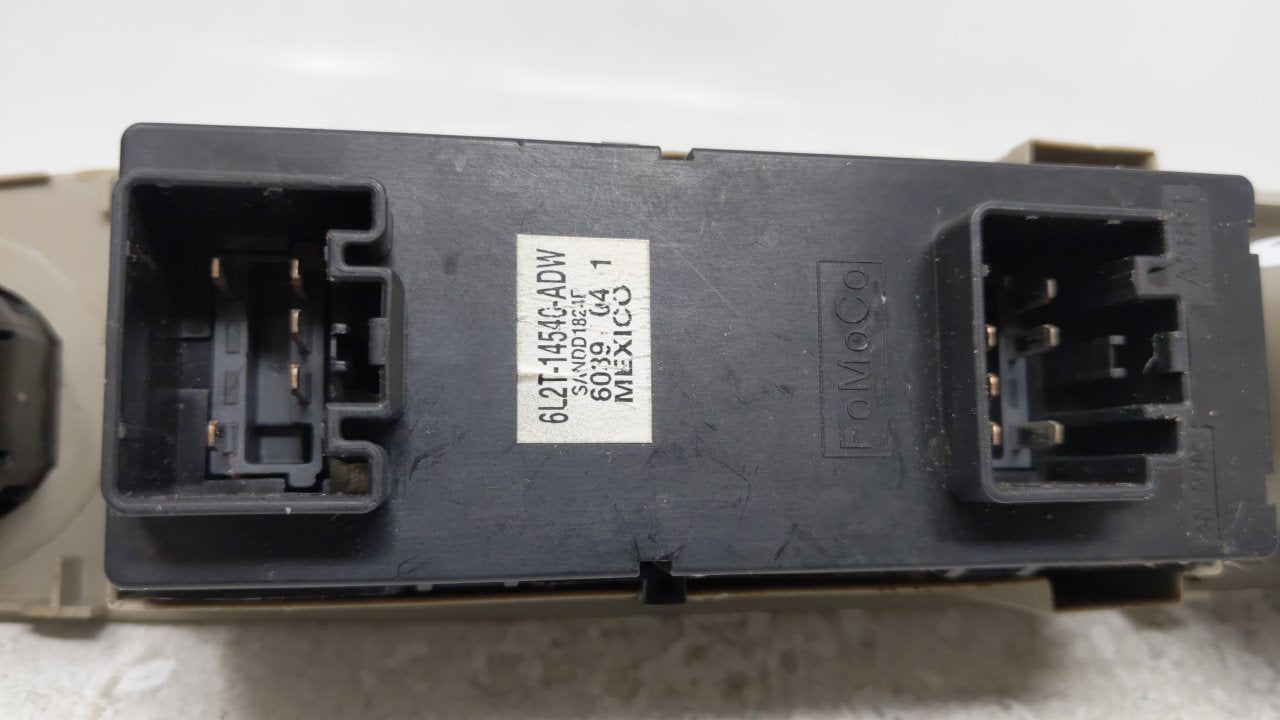 2006 Mercury Mercury Master Power Window Switch Replacement Driver Side Left P/N:6L2T-14540-ADW Fits OEM Used Auto Parts - O