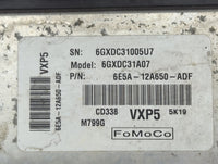 2006-2007 Mercury Milan PCM Engine Control Computer ECU ECM PCU OEM P/N:6E5A-12A650-ADF Fits Fits 2006 2007 OEM Used Auto Pa