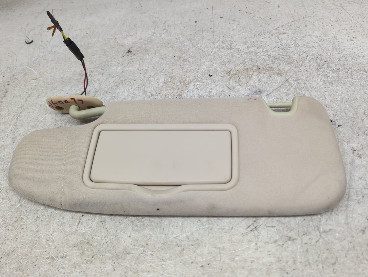 2006-2009 Mercury Milan Sun Visor Shade Replacement Driver Left Mirror Fits Fits 2006 2007 2008 2009 OEM Used Auto Parts - O