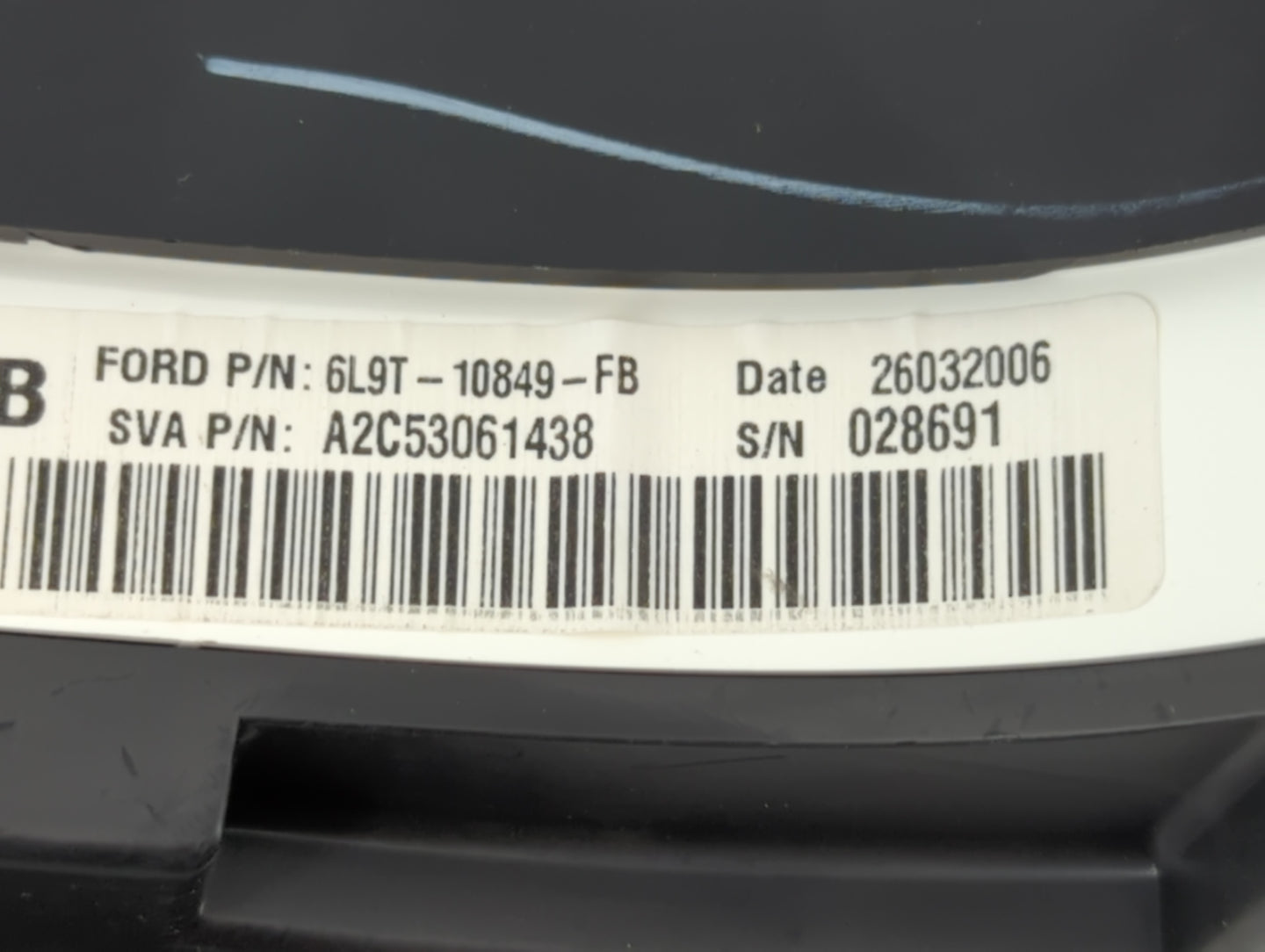 2006-2007 Mercury Mountaineer Instrument Cluster Speedometer Gauges P/N:6L9T-10849-FB Fits Fits 2006 2007 OEM Used Auto Part