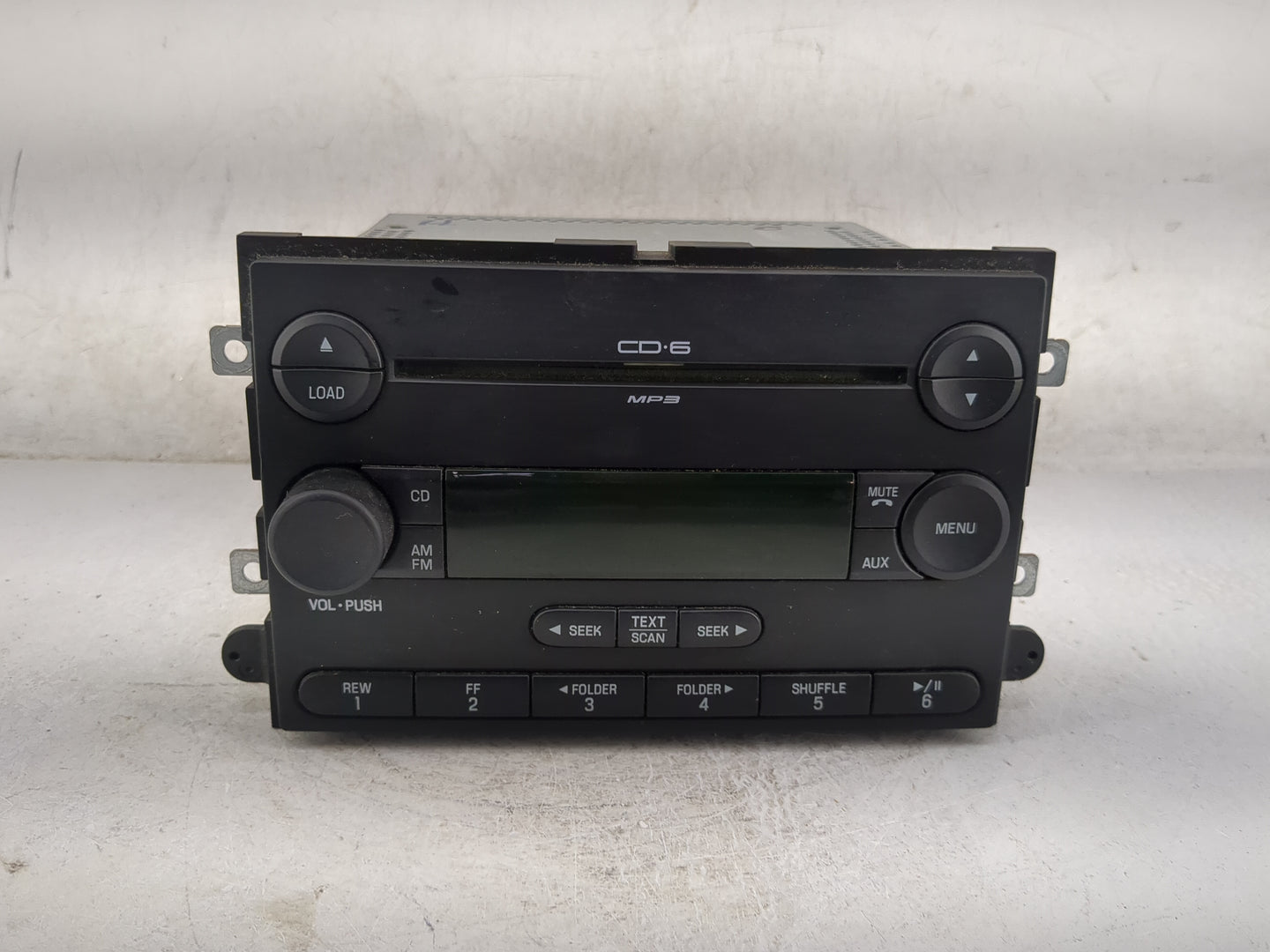 2006 Mercury Mountaineer Radio AM FM Cd Player Receiver Replacement P/N:6L2T-18C815-BK Fits Fits 2007 OEM Used Auto Parts - 
