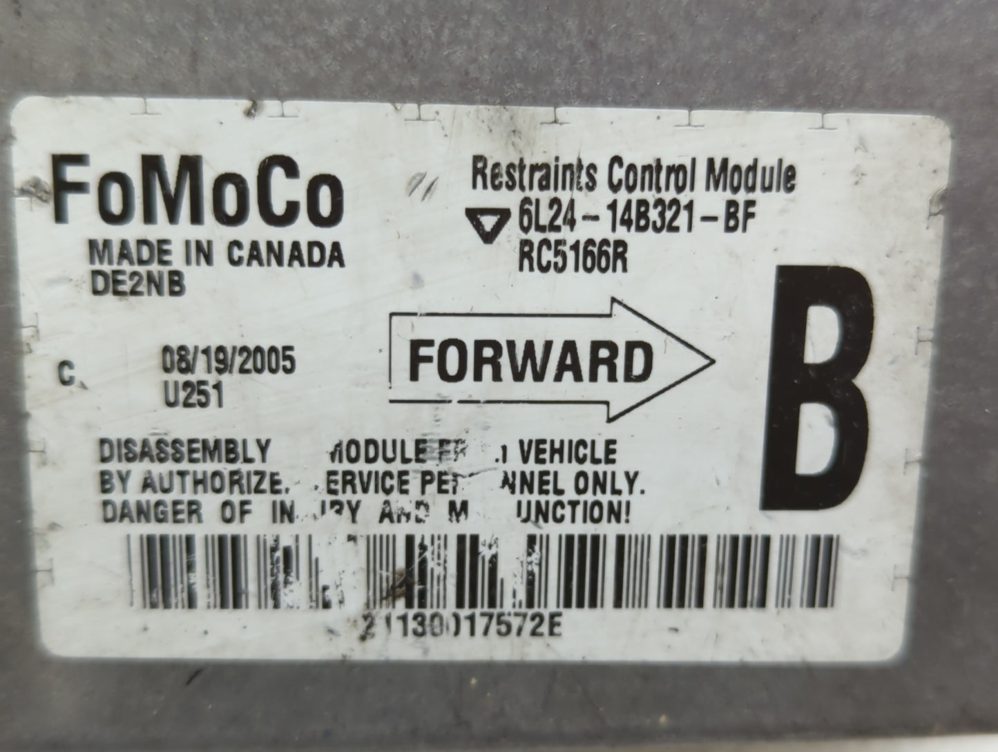 2006-2006 Mercury Mountaineer Chassis Control Module Ccm Bcm Body Control - Oemusedautoparts1.com