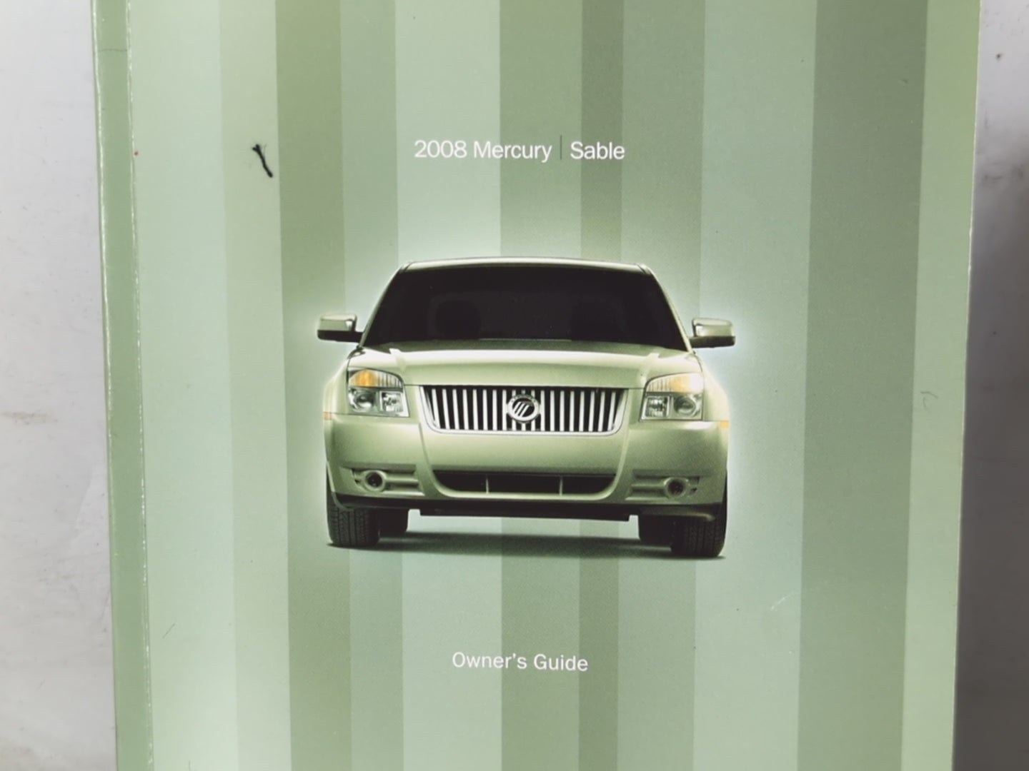 2006 Mercury Sable Owners Manual Book Guide P/N:8T5J 19A321 AA OEM Used Auto Parts - Oemusedautoparts1.com