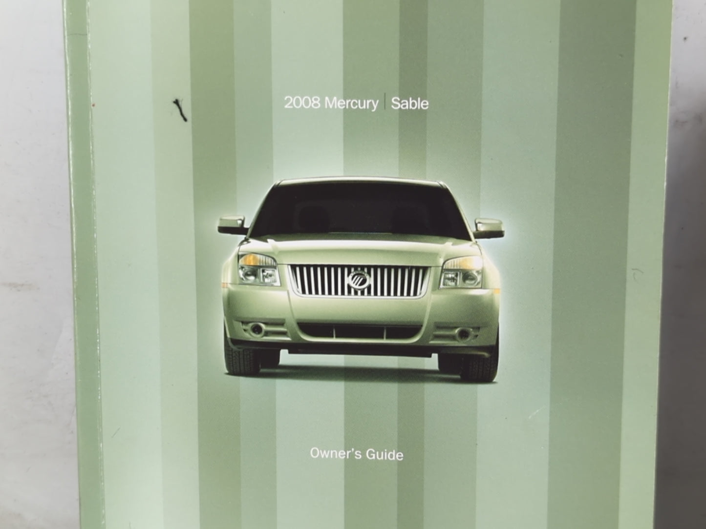 2006 Mercury Sable Owners Manual Book Guide P/N:8T5J 19A321 AA OEM Used Auto Parts - Oemusedautoparts1.com