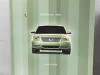 2006 Mercury Sable Owners Manual Book Guide P/N:8T5J 19A321 AA OEM Used Auto Parts - Oemusedautoparts1.com