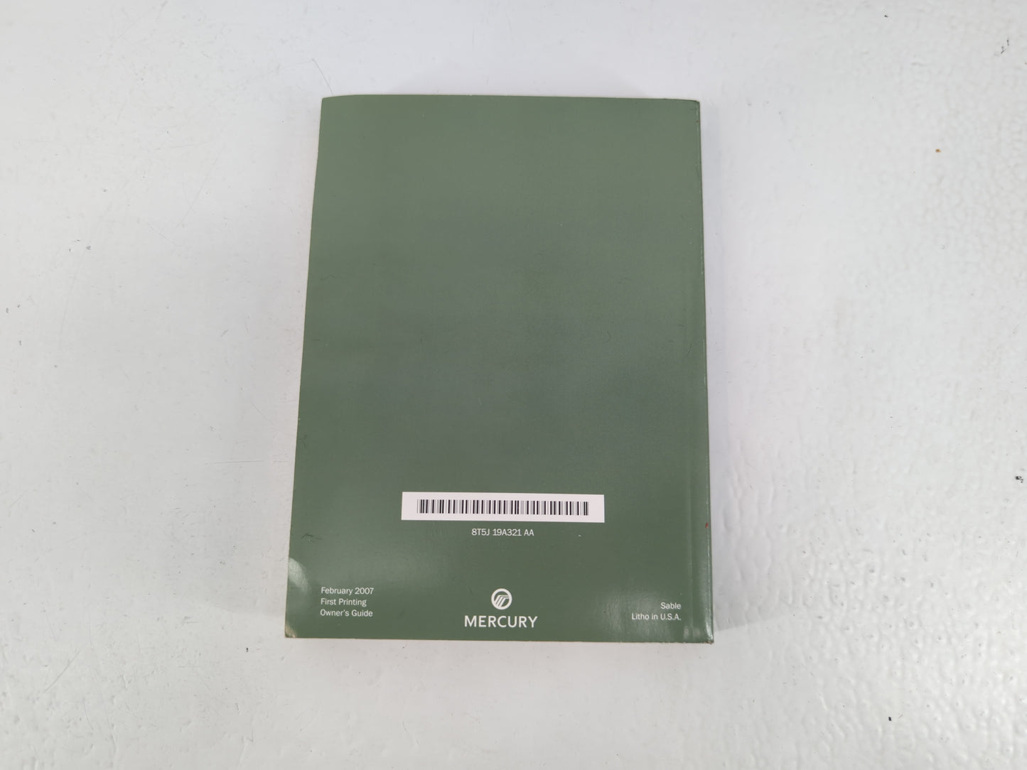 2006 Mercury Sable Owners Manual Book Guide P/N:8T5J 19A321 AA OEM Used Auto Parts - Oemusedautoparts1.com