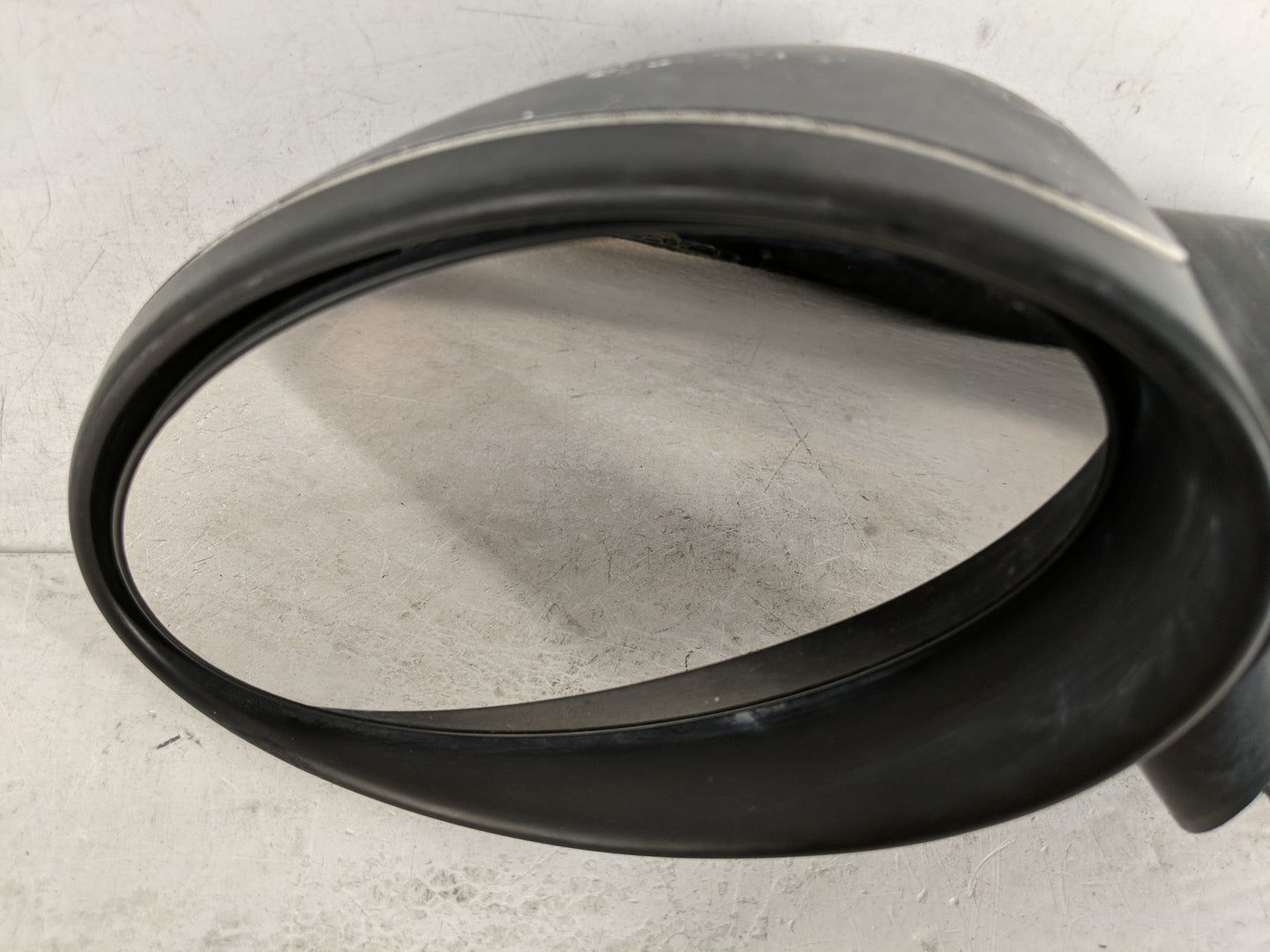 2006 Mini Cooper Driver Left Side View Manual Door Mirror Black - Oemusedautoparts1.com