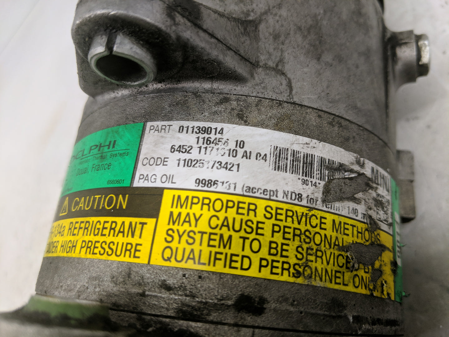 2006 Mini Cooper Air Conditioning A/c Ac Compressor Oem - Oemusedautoparts1.com