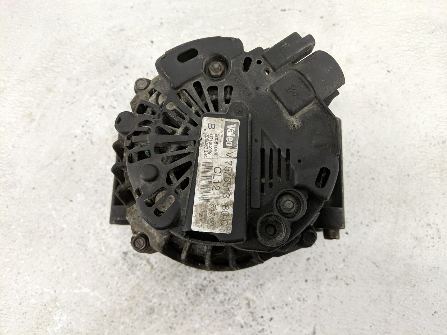 2008 Mini Cooper Alternator Replacement Generator Charging Assembly Engine OEM P/N:7576513 208053334, TG12C059, 2605106A Fit