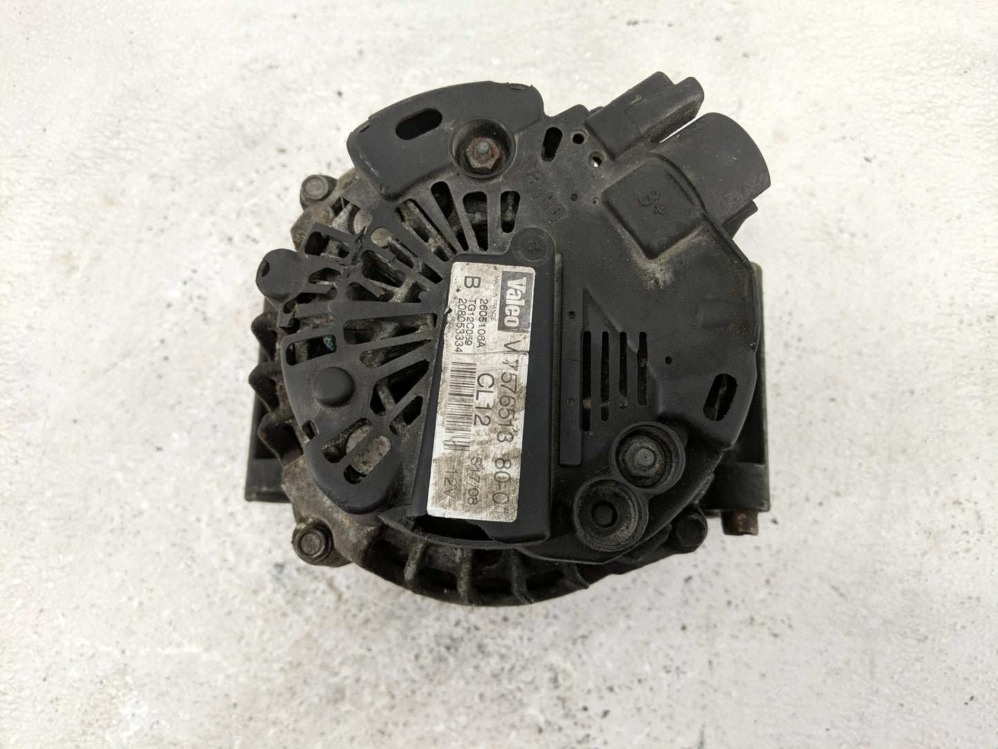 2008 Mini Cooper Alternator Replacement Generator Charging Assembly Engine OEM P/N:7576513 208053334, TG12C059, 2605106A Fit
