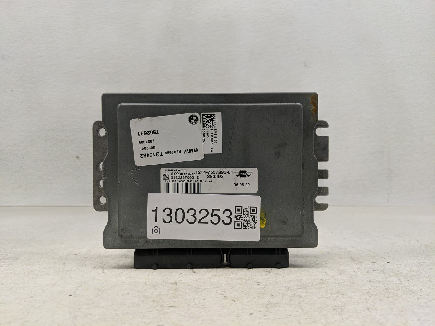 2006 Mini Cooper PCM Engine Control Computer ECU ECM PCU OEM P/N:7562634 1214-7557395-01 Fits OEM Used Auto Parts - Oemuseda