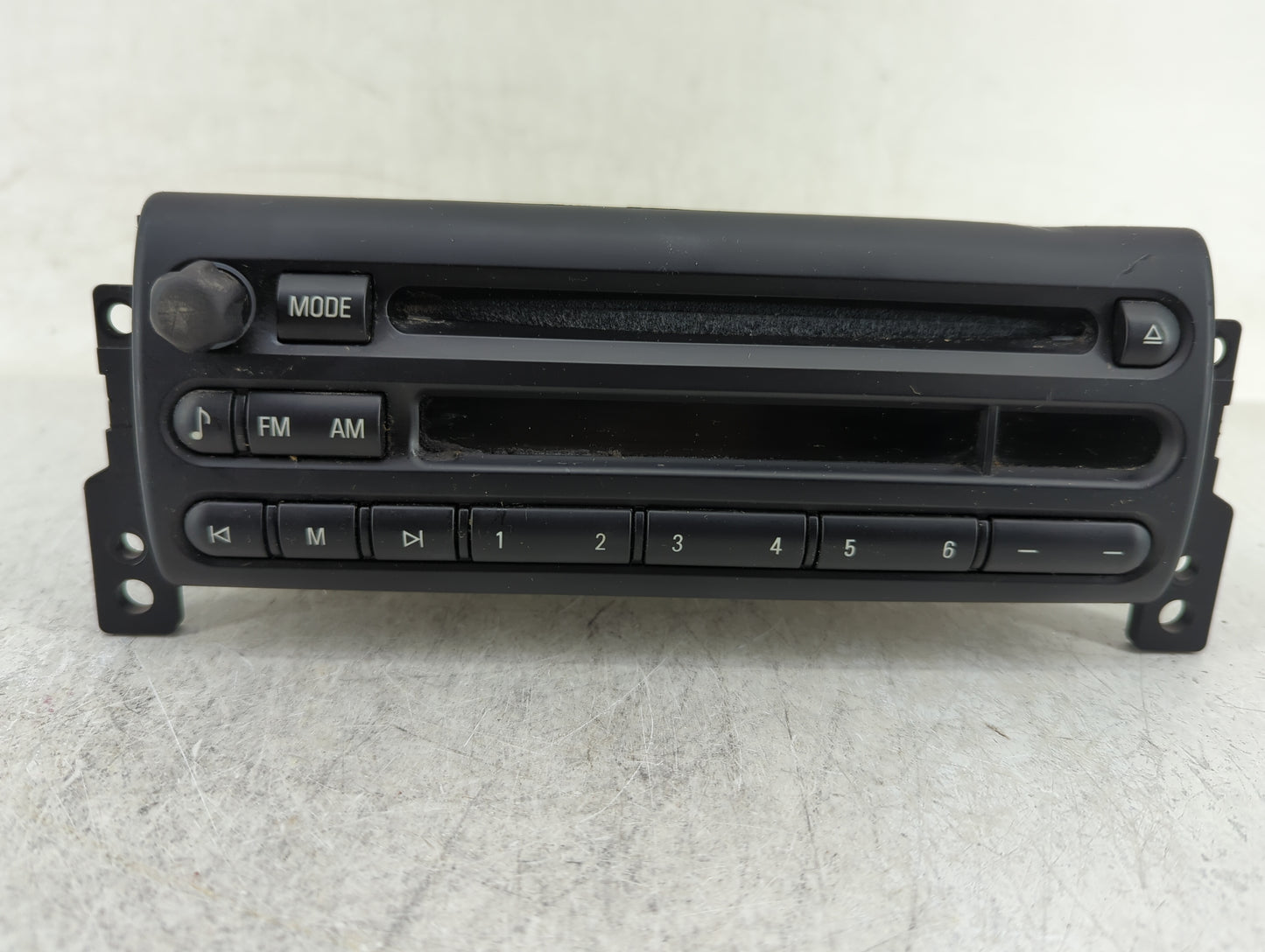 2006 Mini Cooper Radio AM FM Cd Player Receiver Replacement P/N:62116972084 Fits OEM Used Auto Parts - Oemusedautoparts1.com