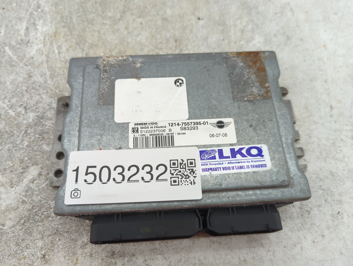2005-2008 Mini Cooper PCM Engine Control Computer ECU ECM PCU OEM P/N:1214-7557395-01 S122237006, S83293 Fits 2005 2006 2007