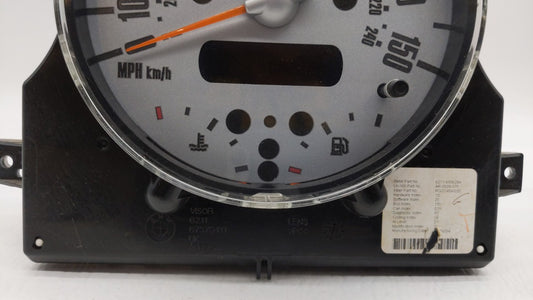 2006 Mini Cooper Instrument Cluster Speedometer Gauges P/N:6211-6966501 6211-6972078, 6978320, 6936284, 6938885 Fits OEM Used Auto Parts