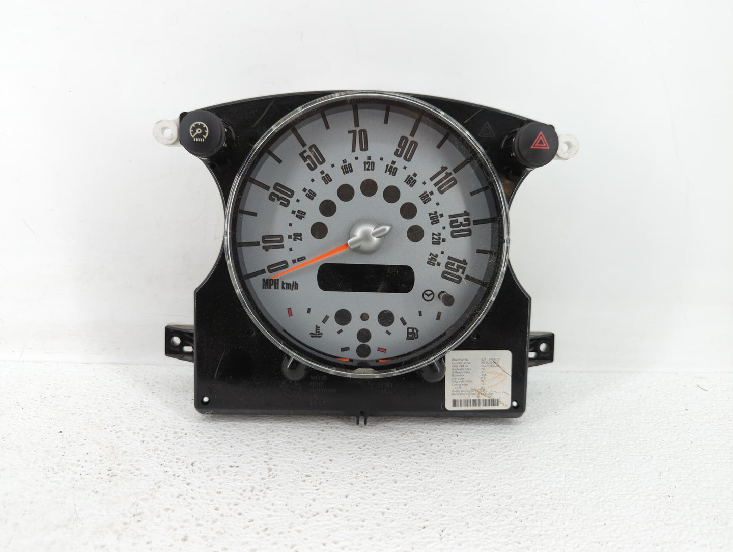 2006 Mini Cooper Instrument Cluster Speedometer Gauges P/N:6211-6966494 6211-6978320, 6211-6928885, 6928885, 6924913 Fits OE