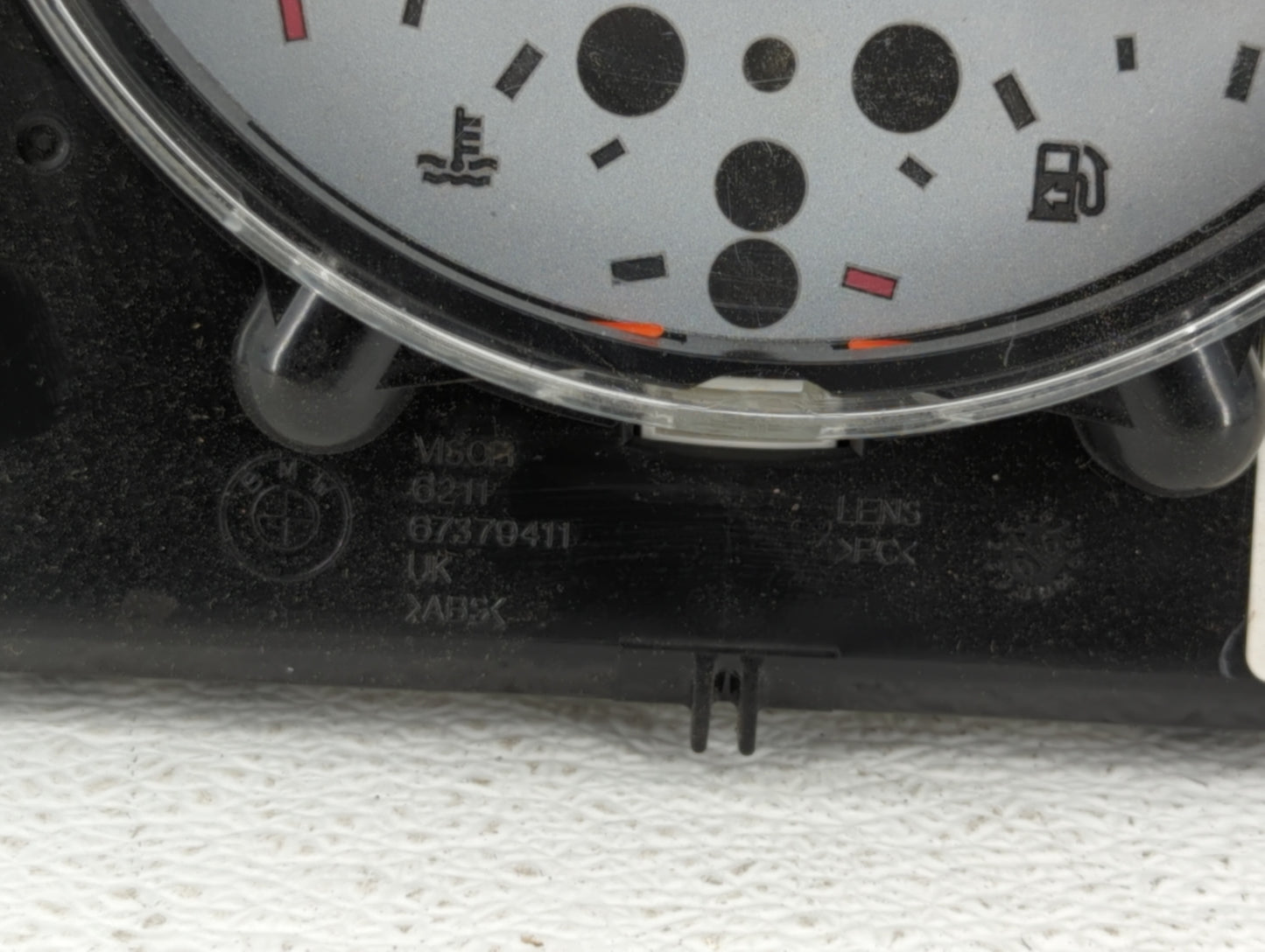 2006 Mini Cooper Instrument Cluster Speedometer Gauges P/N:6211-6966494 6211-6978320, 6211-6928885, 6928885, 6924913 Fits OE