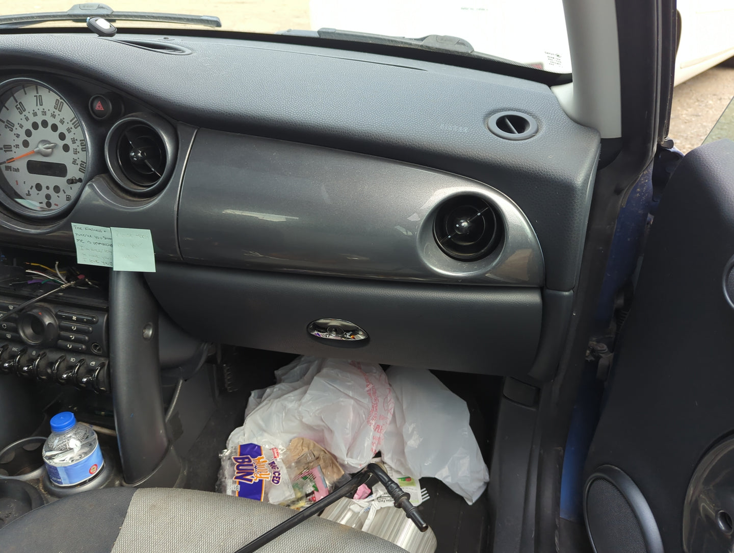2006 Mini Cooper Passenger Glove Box Door Storage Compartment - Oemusedautoparts1.com