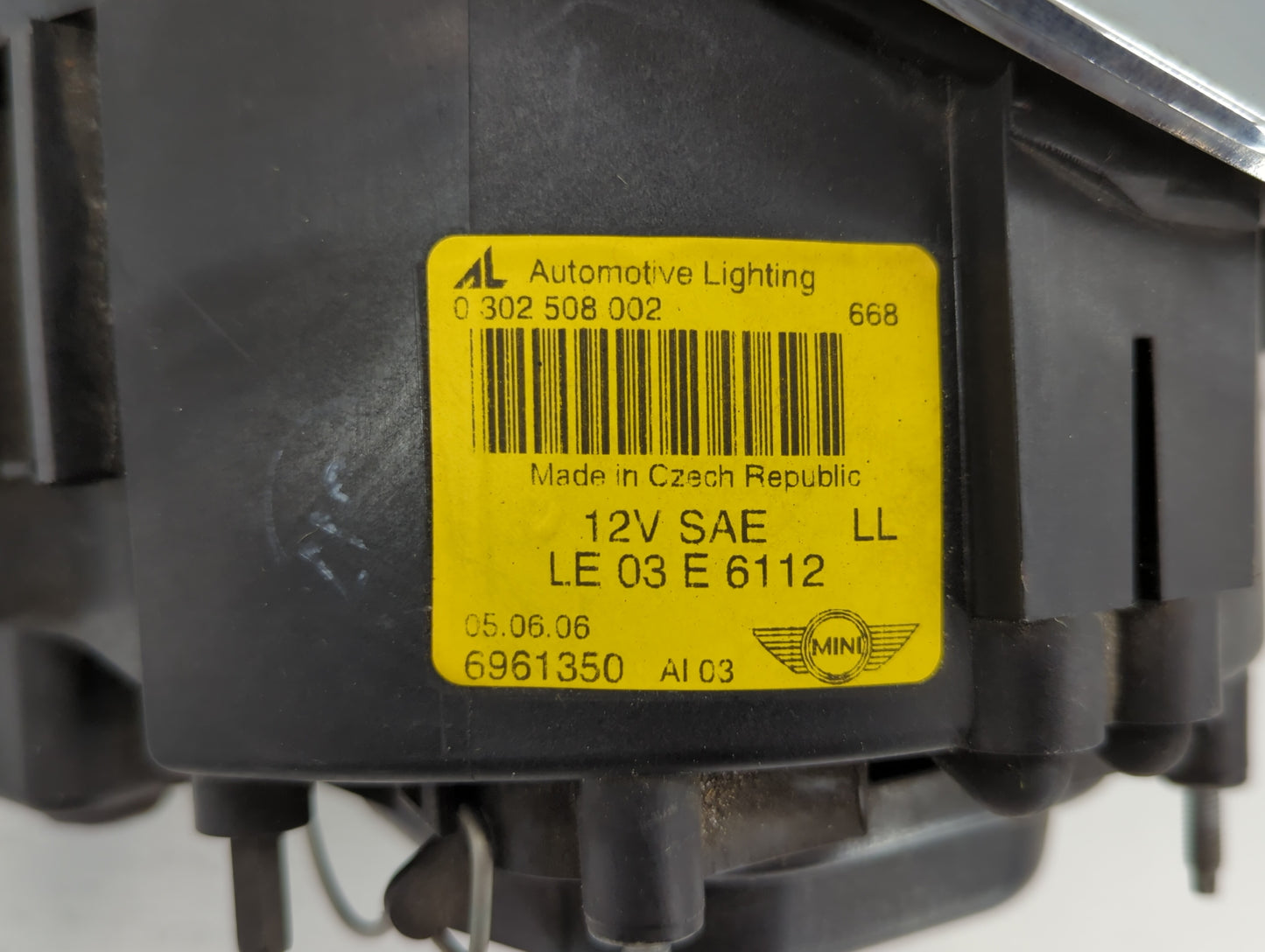 2006 Mini Cooper Passenger Right Oem Head Light Headlight Lamp - Oemusedautoparts1.com