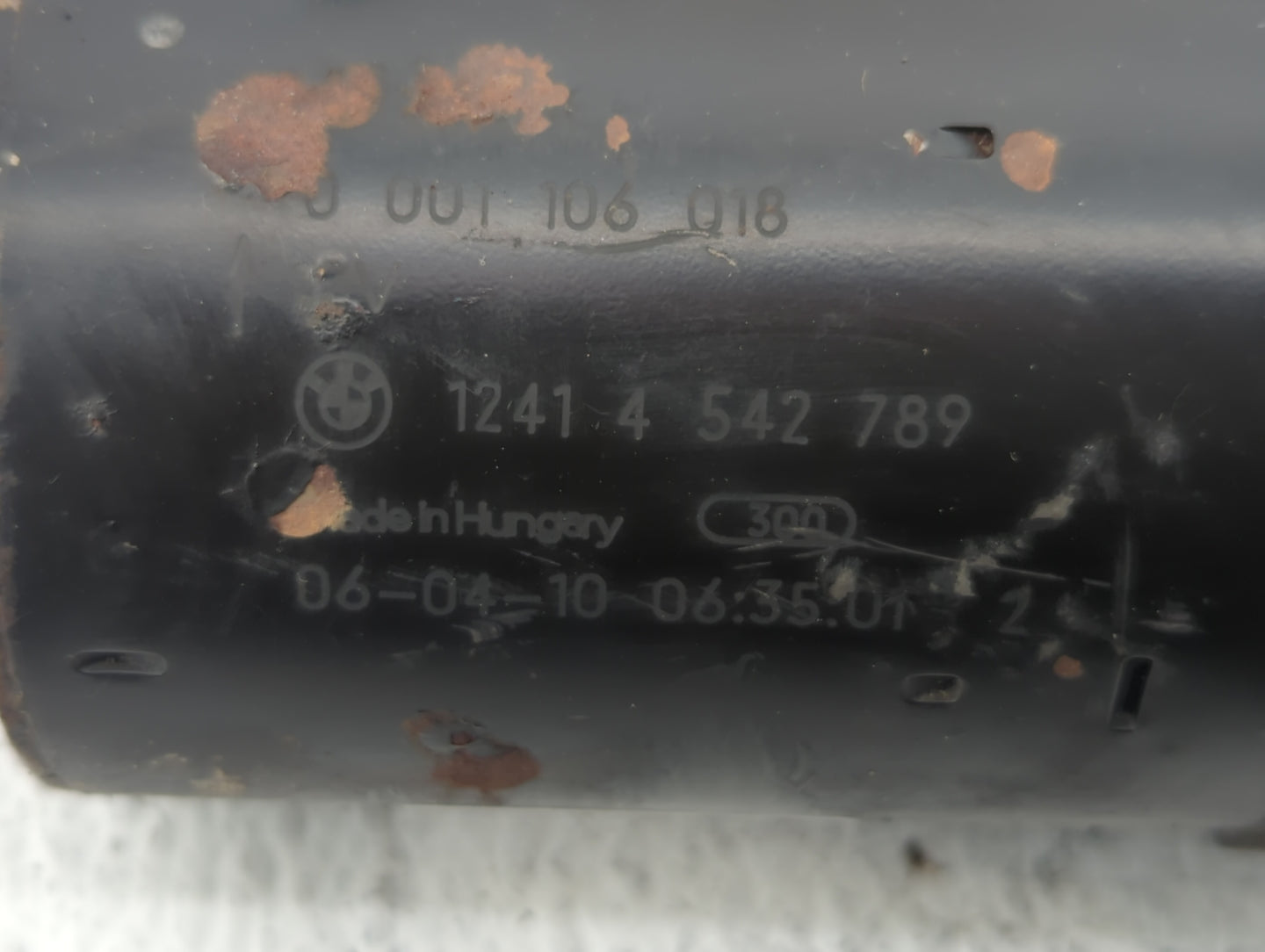 2006 Mini Cooper Car Starter Motor Solenoid OEM P/N:1241 4 542 789 Fits OEM Used Auto Parts - Oemusedautoparts1.com