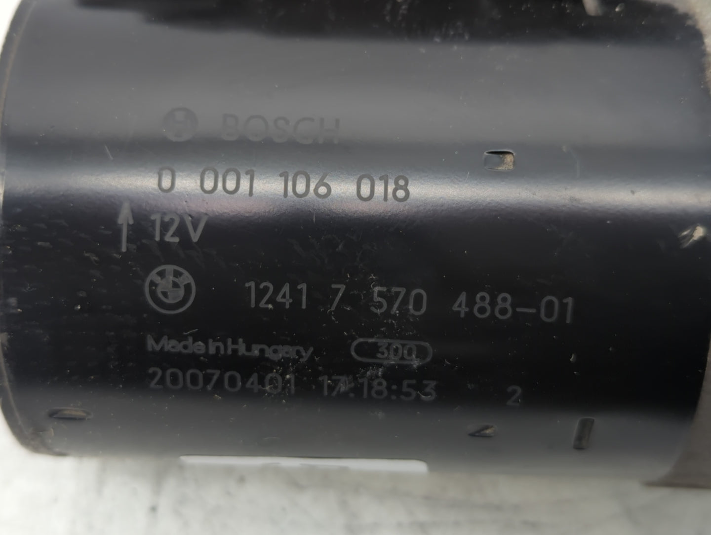 2006 Mini Cooper Car Starter Motor Solenoid OEM P/N:1241 7 570 48801 1241 4 542 789 Fits OEM Used Auto Parts - Oemusedautopa