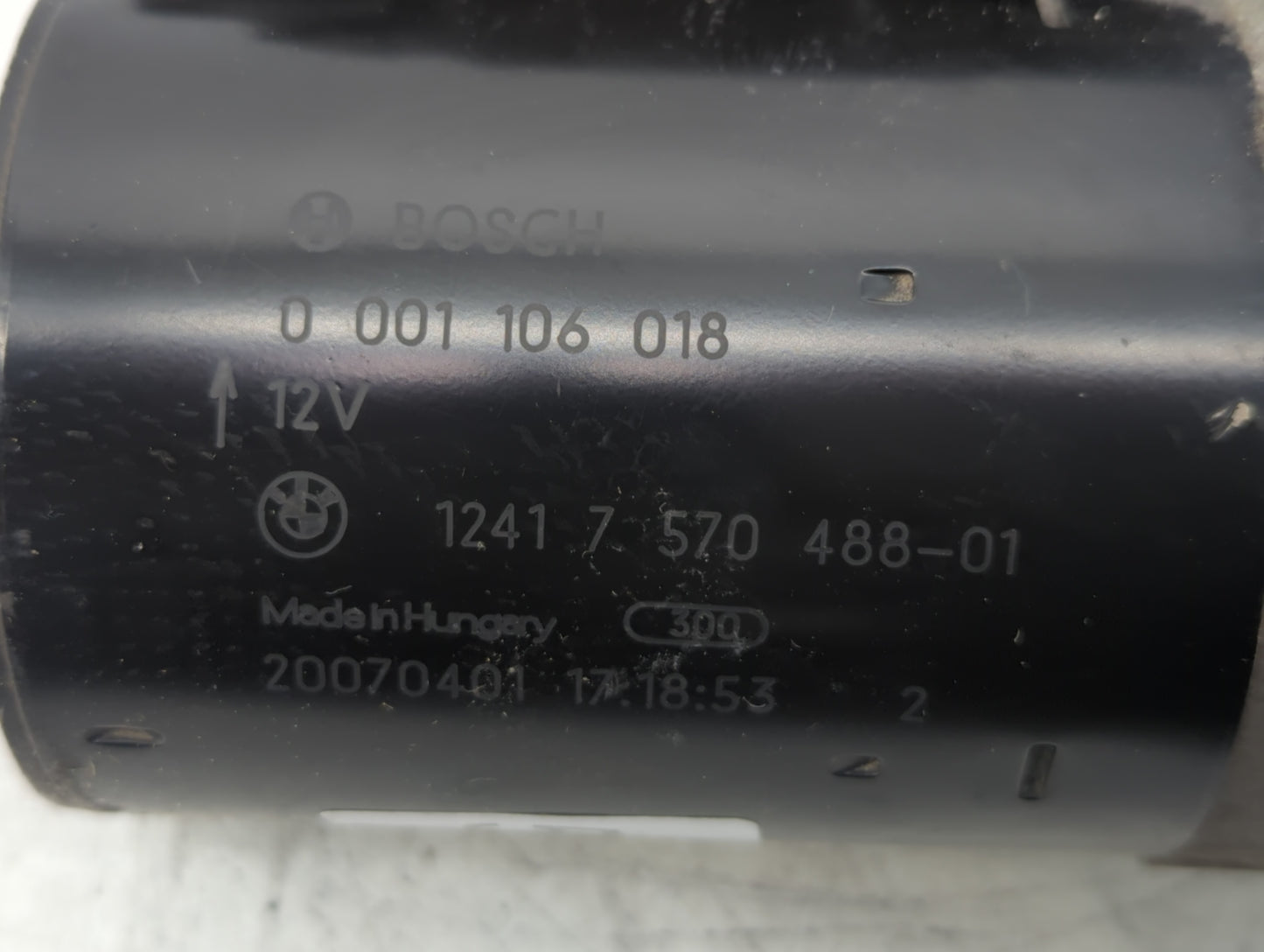 2006 Mini Cooper Car Starter Motor Solenoid OEM P/N:1241 7 570 48801 1241 4 542 789 Fits OEM Used Auto Parts - Oemusedautopa