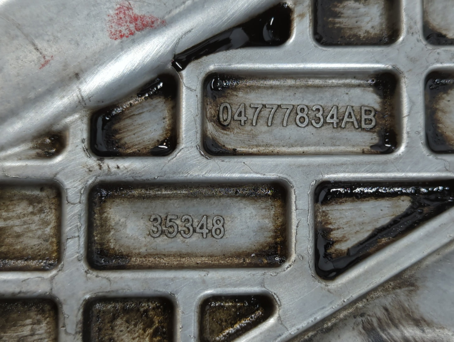 2006 Mini Cooper Engine Oil Pan P/N:35348 04777834AB Fits OEM Used Auto Parts - Oemusedautoparts1.com