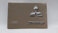 2006 Mitsubishi Endeavor Owners Manual Book Guide OEM Used Auto Parts - Oemusedautoparts1.com