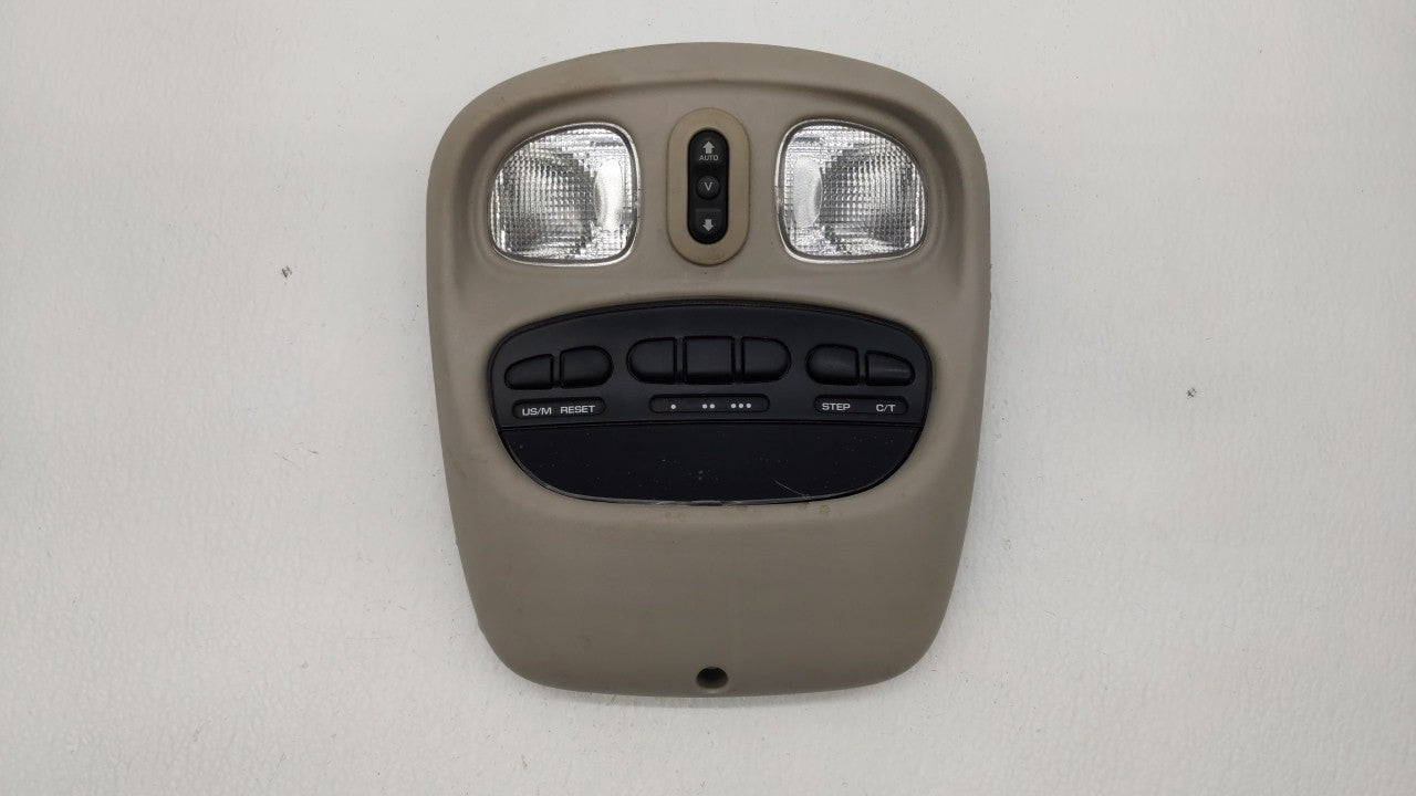 2006 Mitsubishi Raider Overhead Console W/rear Climate Control Beige - Oemusedautoparts1.com