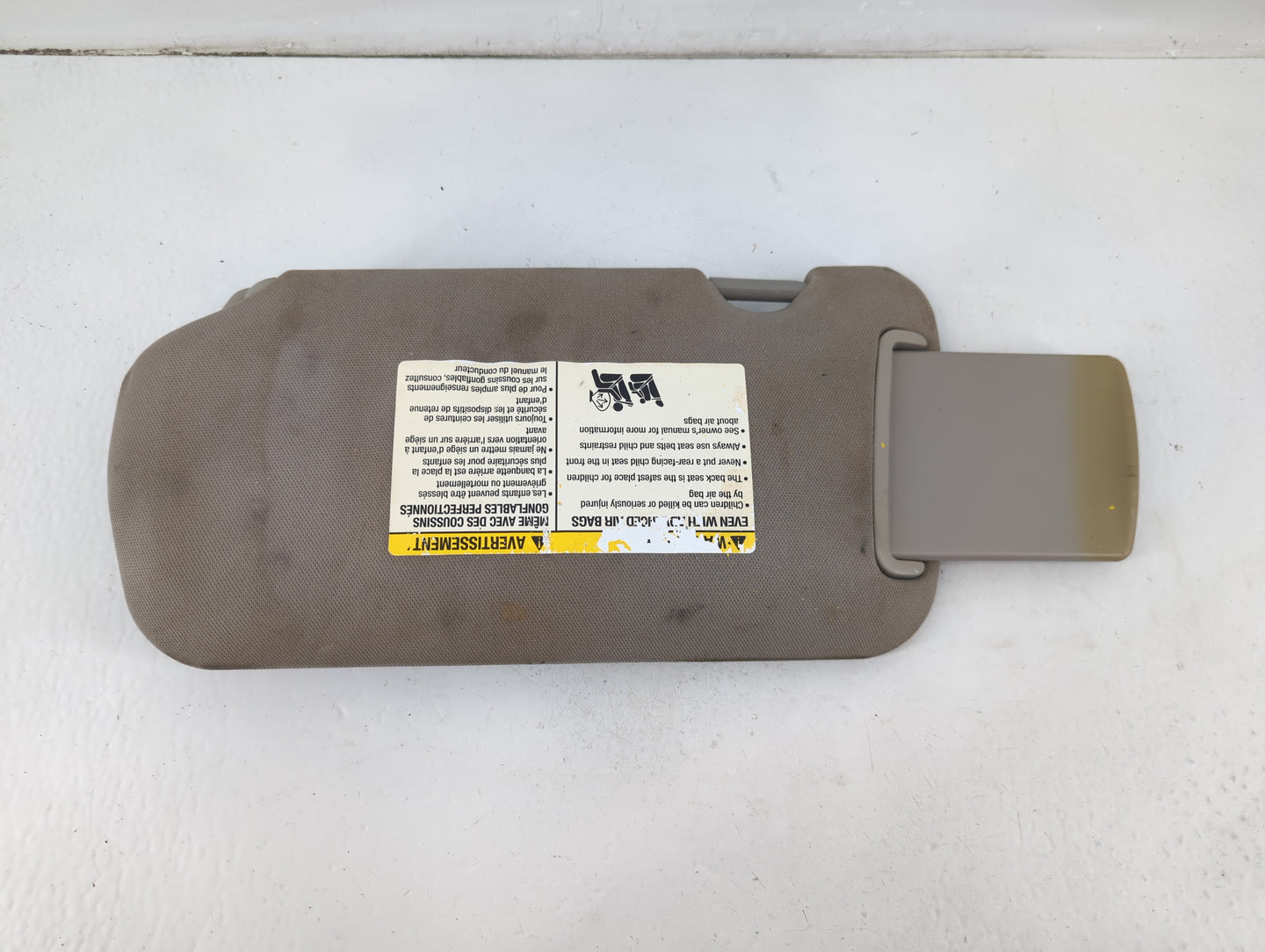 2005-2006 Nissan Altima Sun Visor Shade Replacement Passenger Right Mirror Fits Fits 2005 2006 OEM Used Auto Parts - Oemused