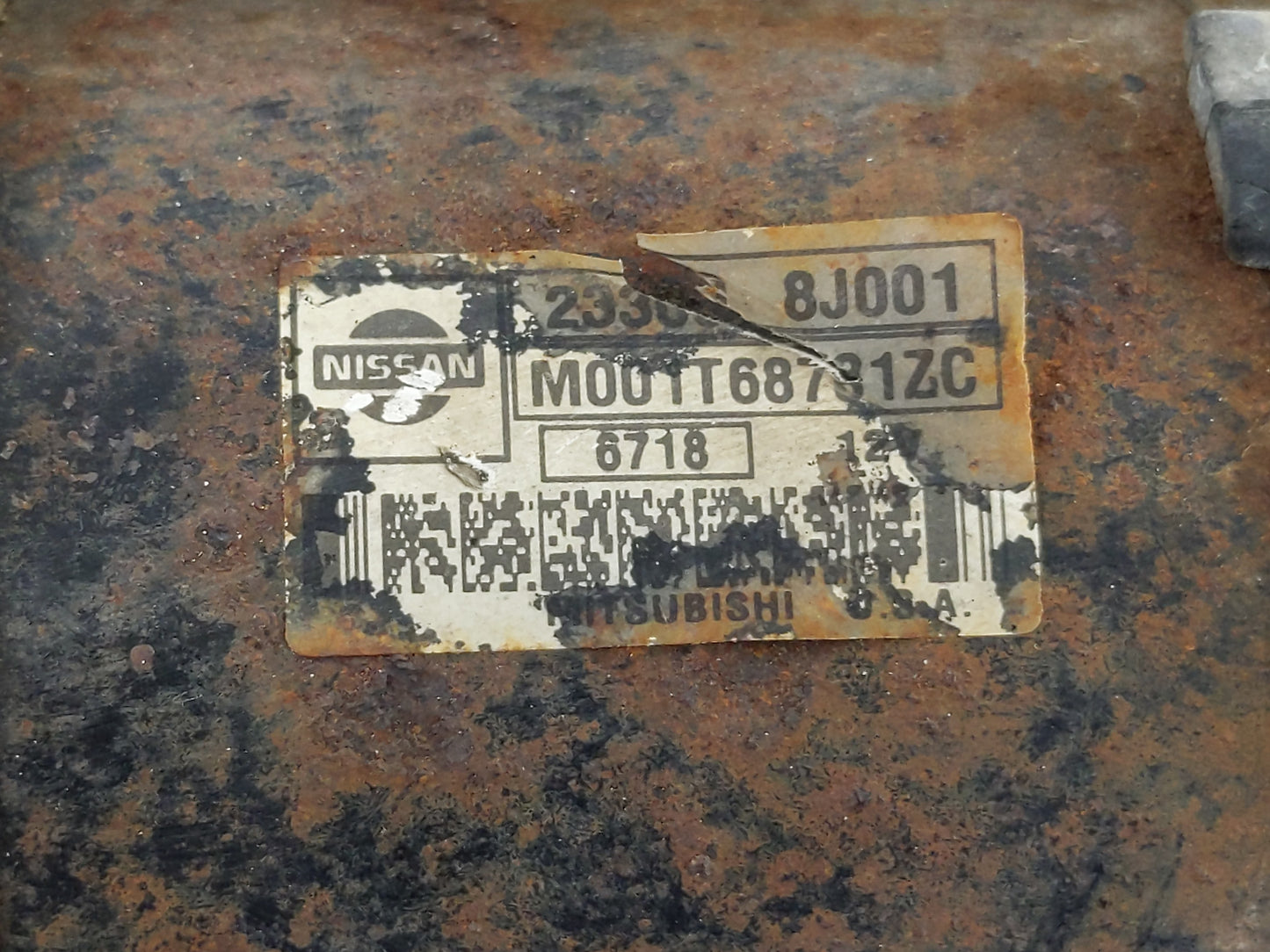 2002-2006 Nissan Altima Car Starter Motor Solenoid OEM P/N:23300 8J001 Fits Fits 2002 2003 2004 2005 2006 OEM Used Auto Part