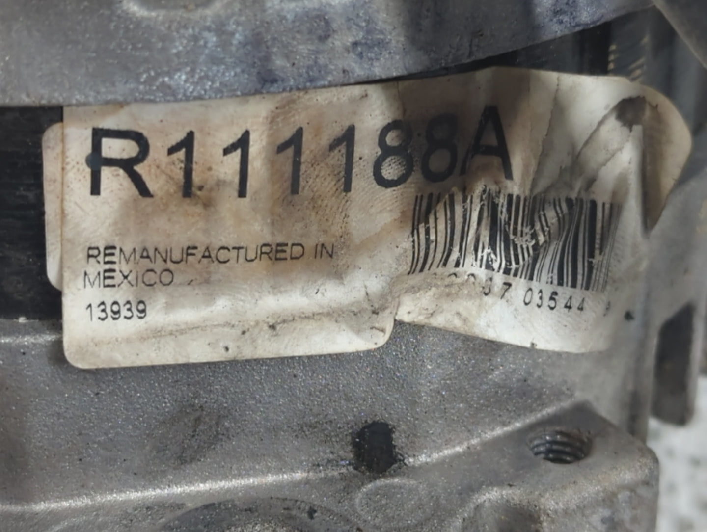 2005-2006 Nissan Altima Alternator Replacement Generator Charging Assembly Engine OEM Fits Fits 2005 2006 OEM Used Auto Part