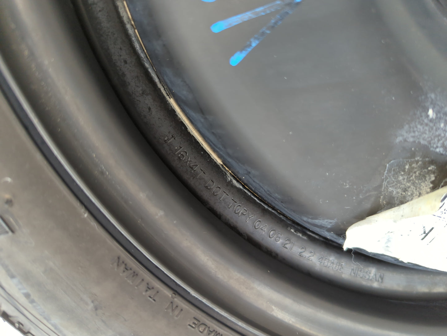 2002-2022 Nissan Altima Spare Donut Tire Wheel Rim Oem - Oemusedautoparts1.com