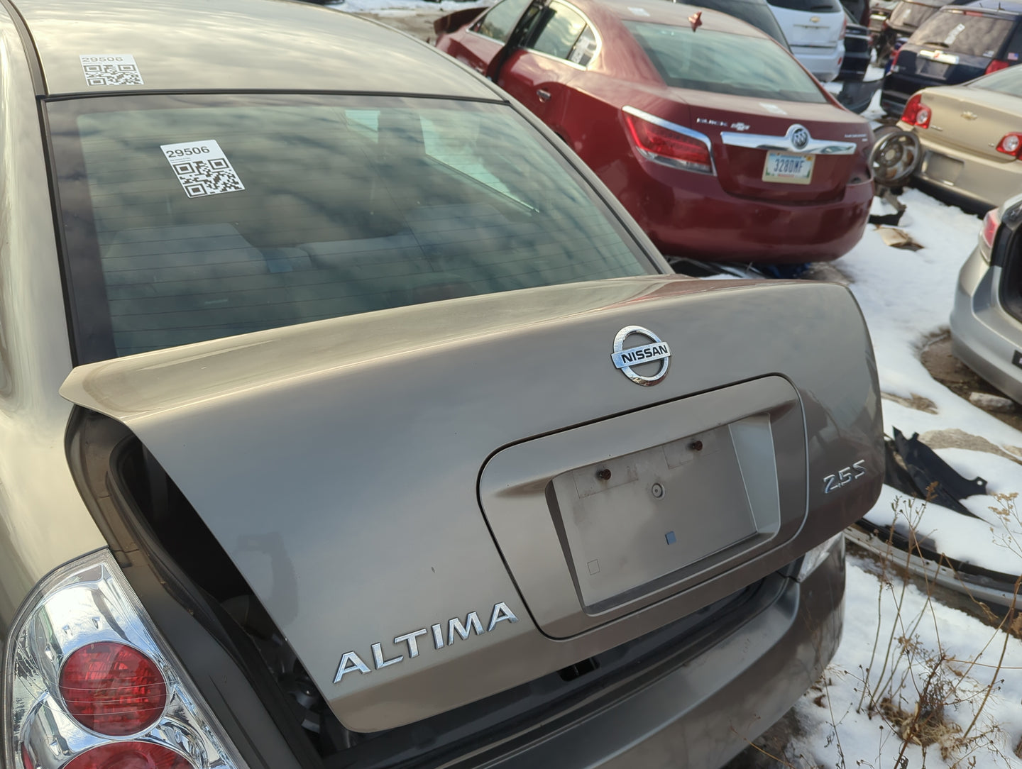 2005-2006 Nissan Altima Trunk/decklid/hatch/tailgate Oem - Oemusedautoparts1.com