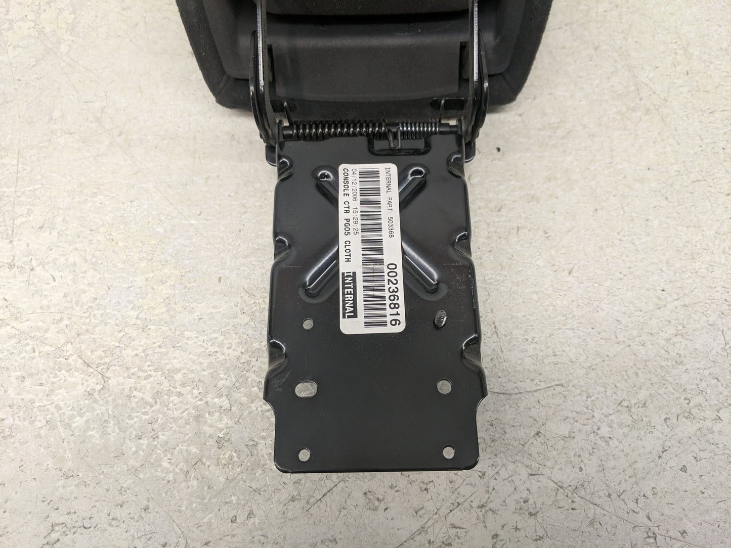 2006 Nissan Altima Center Console Armrest Cover Lid Fits OEM Used Auto Parts - Oemusedautoparts1.com