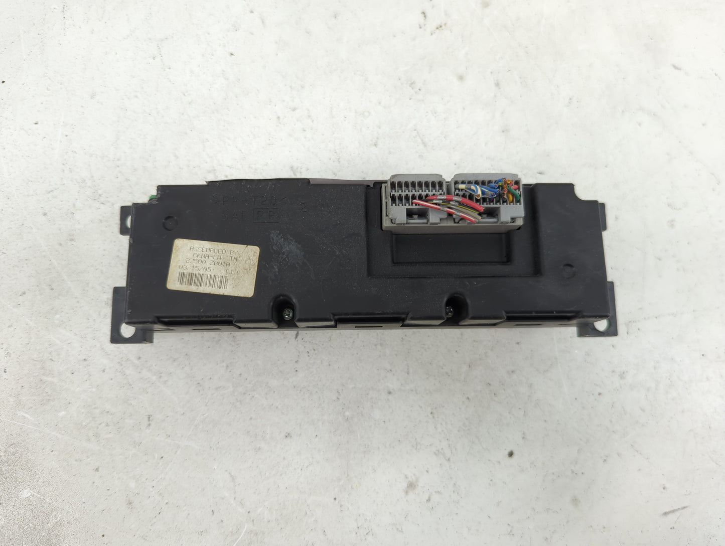 2005-2006 Nissan Altima Climate Control Module Temperature AC/Heater Replacement P/N:27500 ZB01A Fits Fits 2005 2006 OEM Use