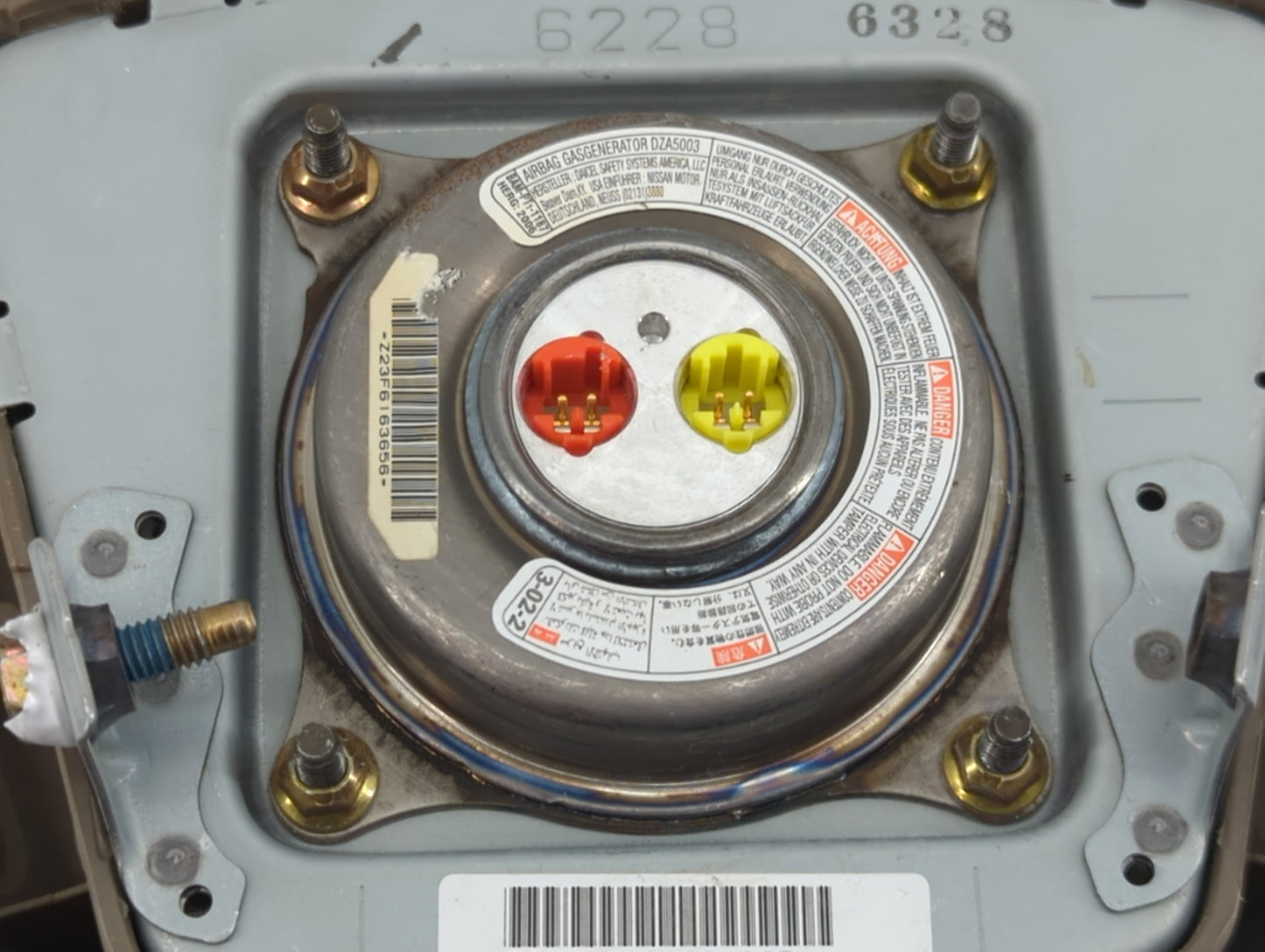 2005-2006 Nissan Altima Air Bag Driver Left Steering Wheel Mounted 1466147 - Oemusedautoparts1.com