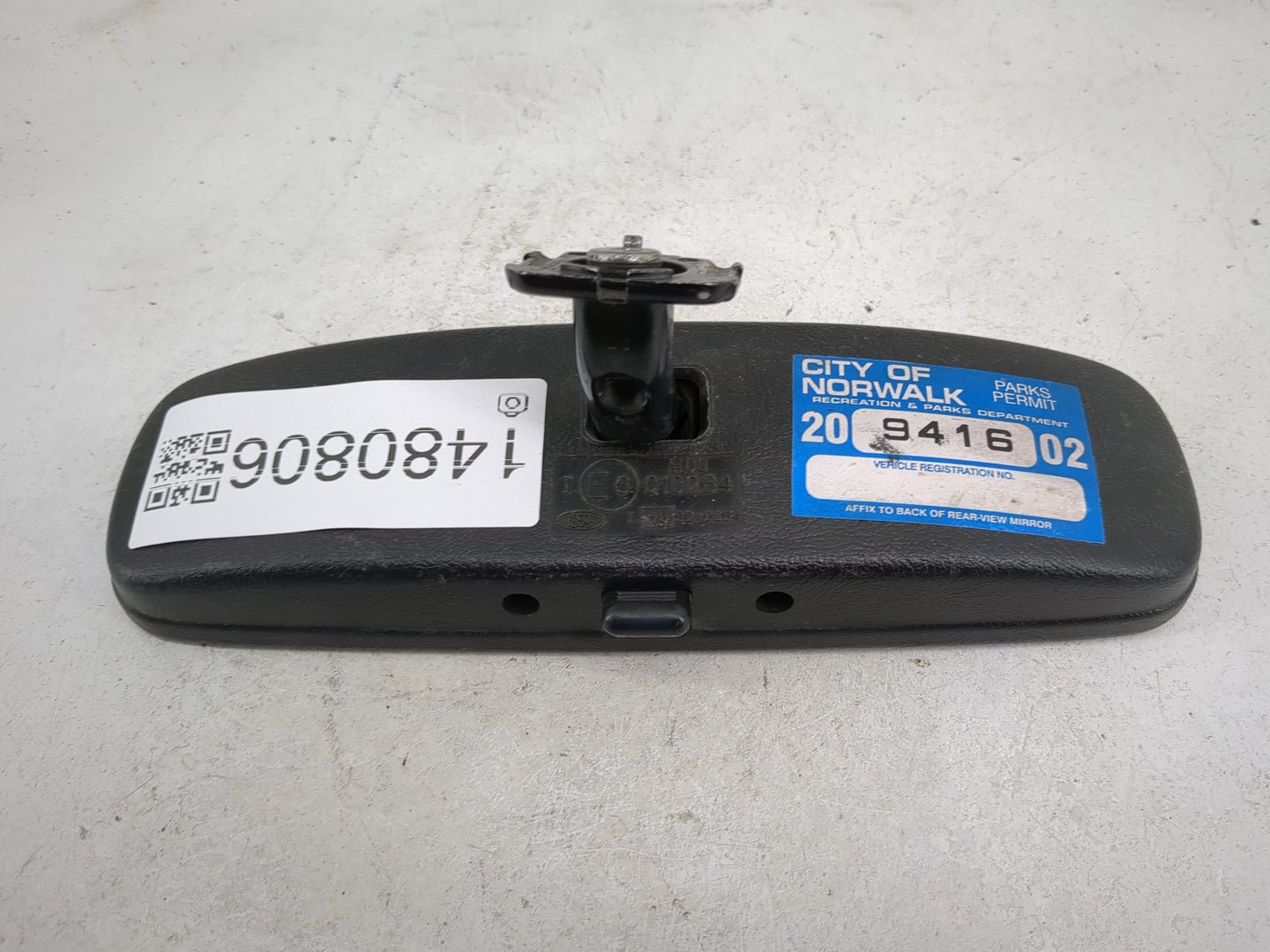 2006 Nissan Altima Interior Rear View Mirror Replacement OEM P/N:E6 010264 E6 02*0264 Fits OEM Used Auto Parts - Oemusedauto