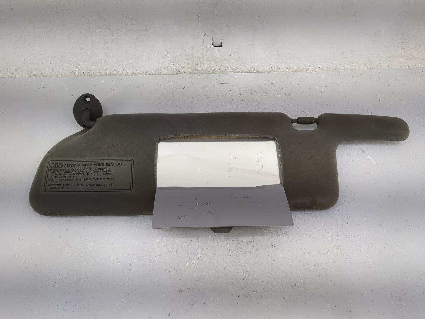 2006 Nissan Altima Sun Visor Shade Replacement Driver Left Mirror Fits OEM Used Auto Parts - Oemusedautoparts1.com
