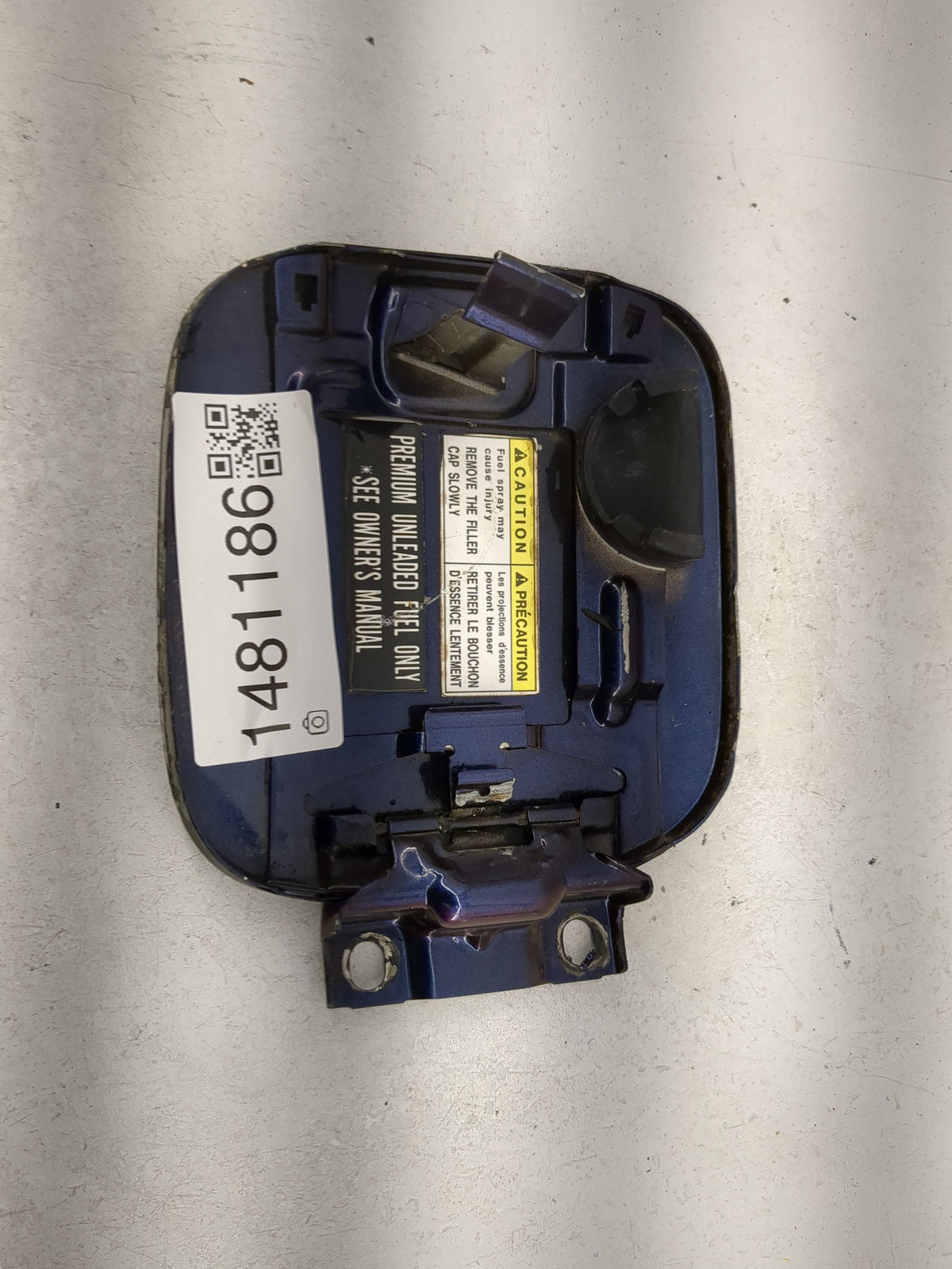 2006 Nissan Altima Fuel Tank Door Lid Gas Tank Blue - Oemusedautoparts1.com