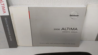 compare product 2006 Nissan Altima Owners Manual Book Guide OEM Used Auto Parts